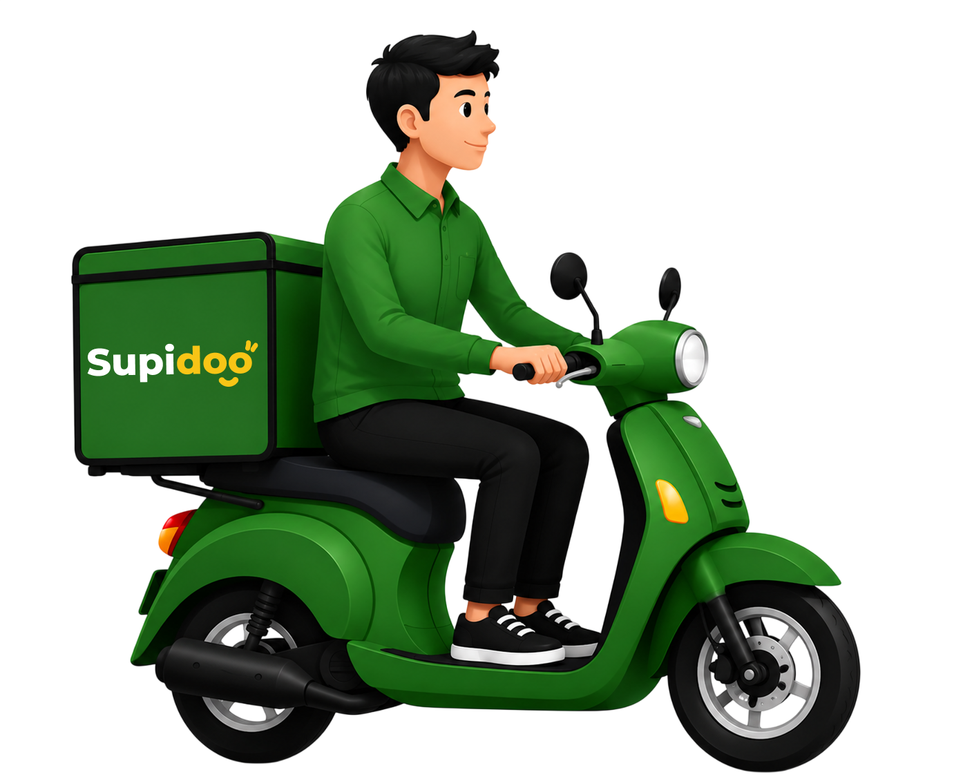 Supidoo delivery partner illustration